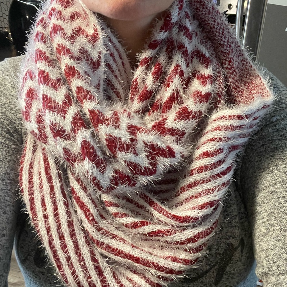 Textured Knit Scarf